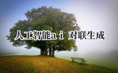 人工智能ai对联生成