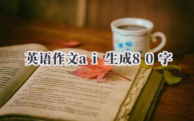 英语作文ai生成80字