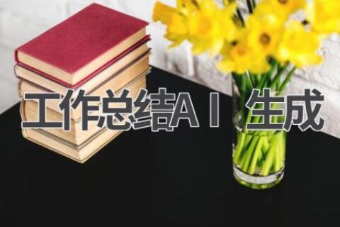 工作总结AI生成神器：年终总结不用愁，一键生成！