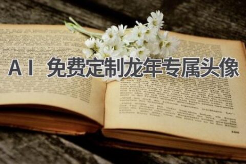 AI免费定制龙年专属头像：迎接新年，换个新形象
