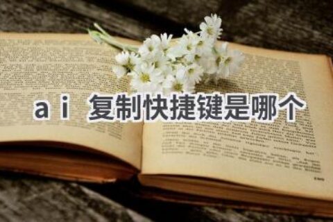 AI复制快捷键大全：掌握技巧，提高效率！