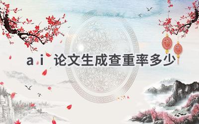 AI论文生成查重率揭秘：避免学术不端风险