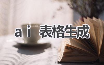 AI表格生成：智能工具，高效办公