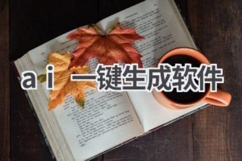 AI一键生成软件推荐：高效创作，轻松上手