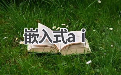 嵌入式AI：人工智能的落地应用
