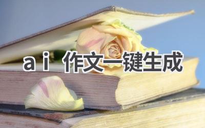 AI作文一键生成：快速完成写作任务